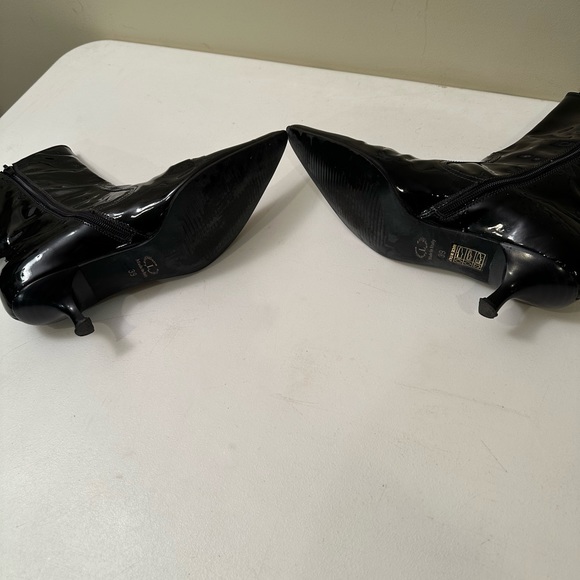 Lavorazione Artigiana black patent material boot worn once - Picture 4 of 4